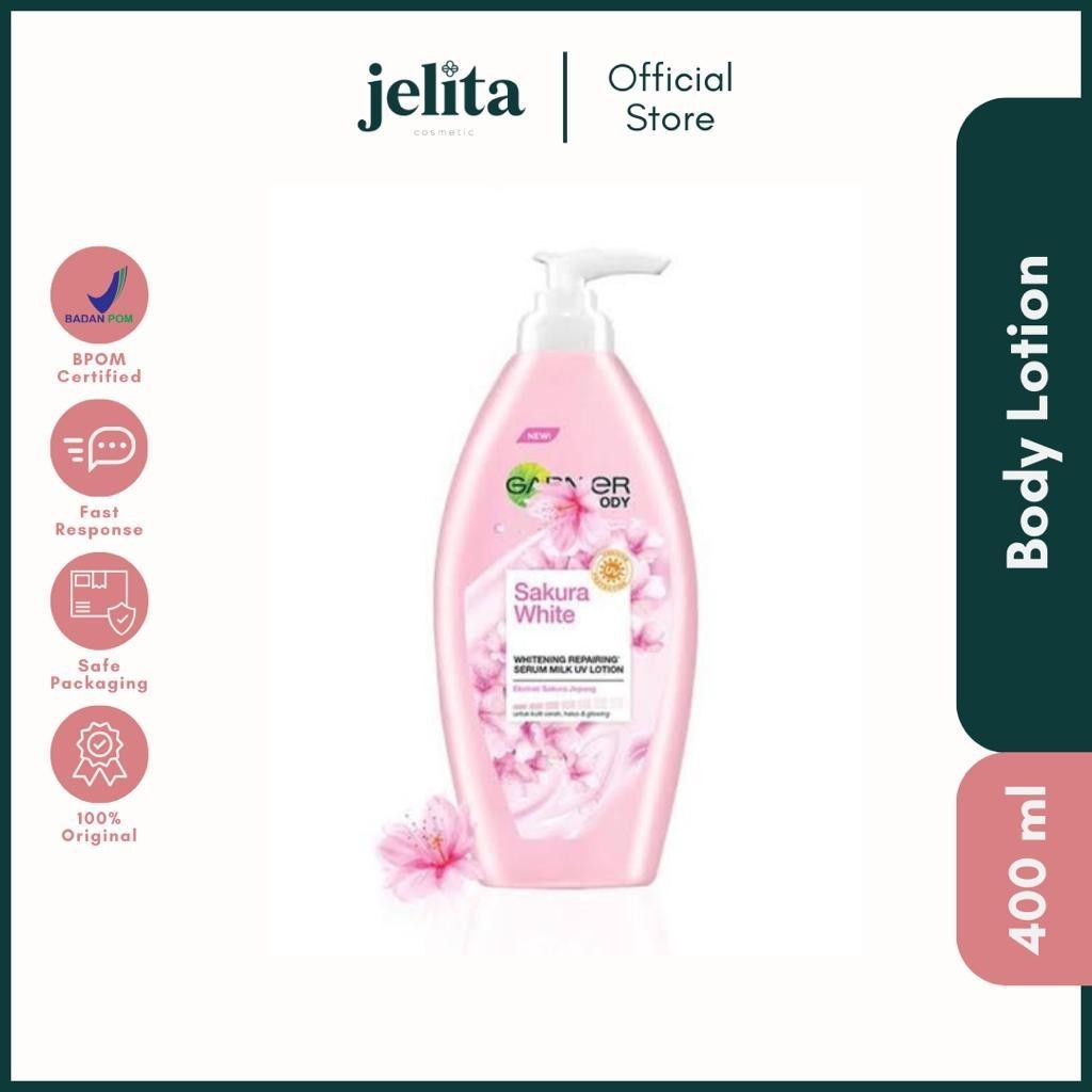 Jual Garnier Sakura White Body Lotion 400ml Shopee Indonesia