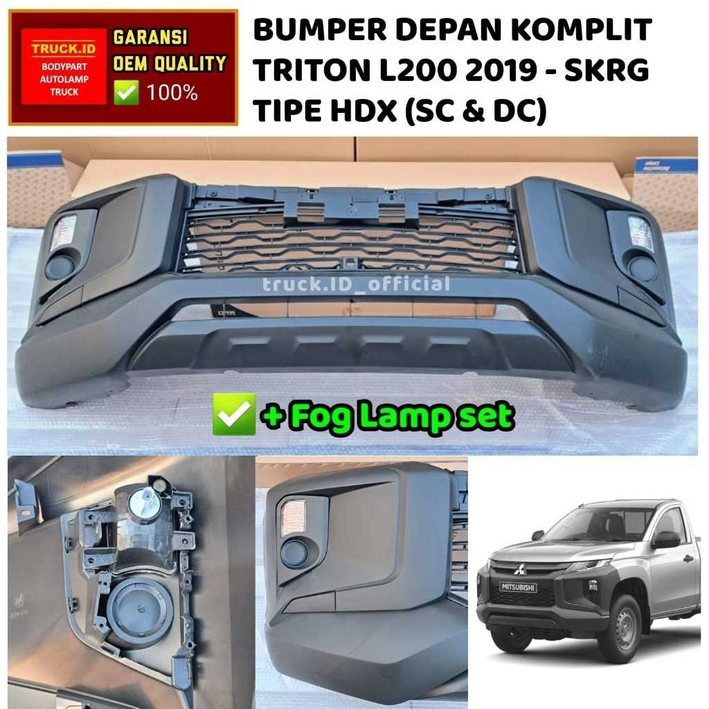 Jual Bemper Bumper Depan Triton Hdx Glx Fog Lamp Shopee Indonesia