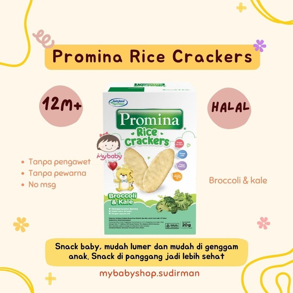 Jual Promina Rice Crackers 20g - Snack anak 1tahun - Snack sehat ...