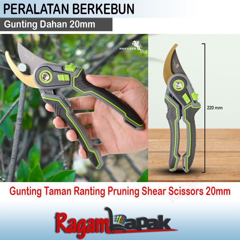 Jual Gunting Taman Ranting Pruning Shear Scissors 20mm | Shopee Indonesia
