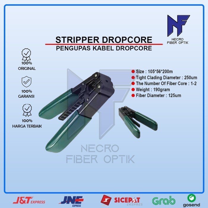 Jual Tang Fiber Optik | Stripper Dropcore | Dropcore FTTH Hijau ...