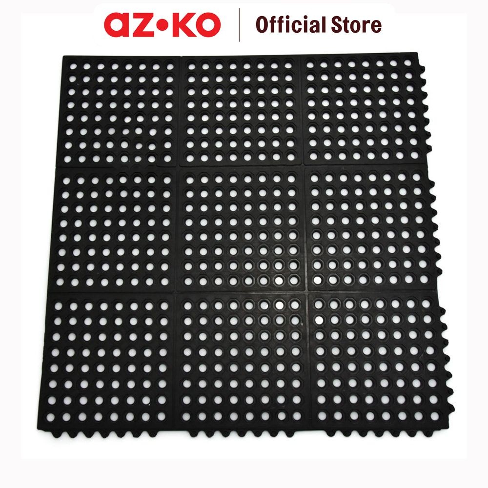 Jual AZKO Krisbow 92X91 cm Keset Kamar Mandi Anti Slip Karet Work Safe ...