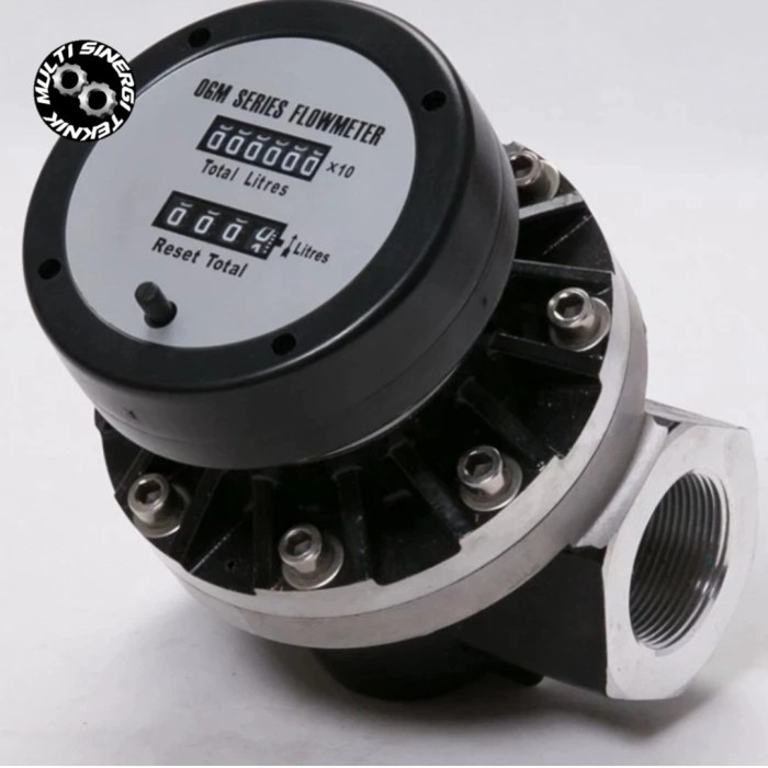Jual Flow meter OGM 2 inch analog OMG-50A aluminium oval gear meter 2 ...