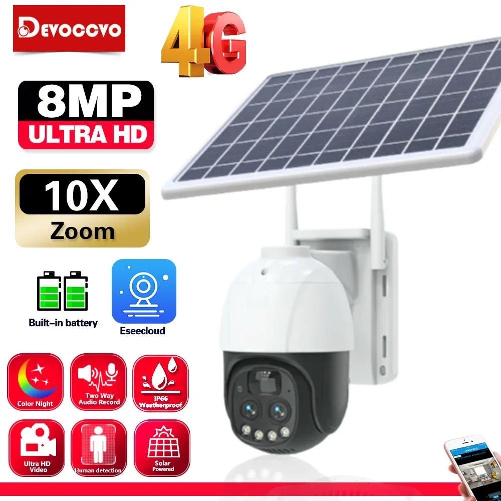 Jual 4K Solar Powered 4G PTZ Camera Dual Lens 10X Zoom Outdoor ...
