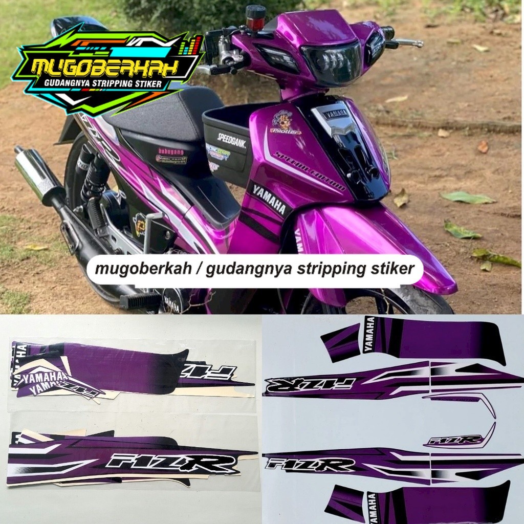 Jual Striping stiker polet motor yamaha fizr fiz r f1 zr special ...