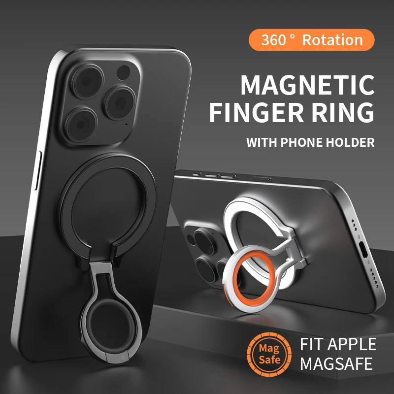 Jual Finger Ring Magsafe Phone Magnetic Holder Rechargeable Adsorbed ...