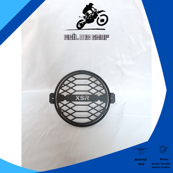 Jual Grill Cover Headlamp Xsr Aksesoris Lampu Motor Pelindung Lampu Yamaha Xsr Stang