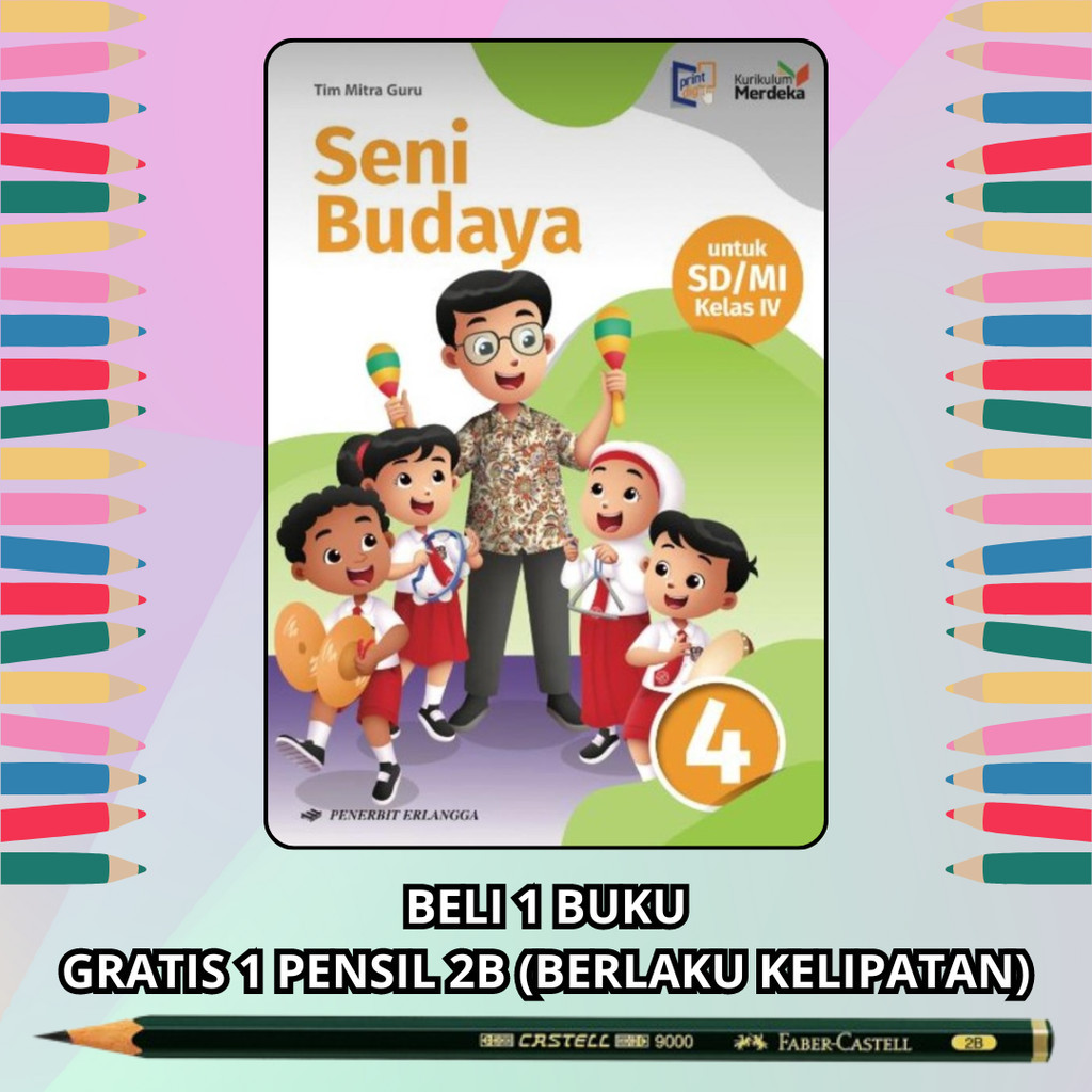 Jual Buku Seni Budaya Sd Mi Kelas Penerbit Erlangga Kurikulum Merdeka