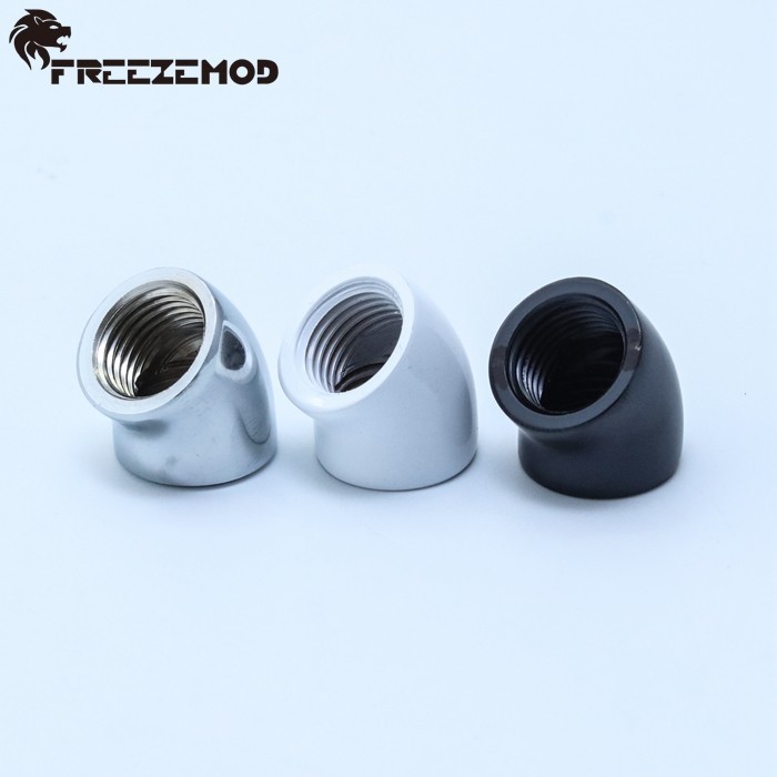 Jual FREEZEMOD double internal G1/4'' thread 45 degree Adapter computer ...