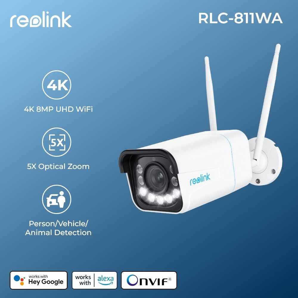 Jual Reolink 4K Security Camera Smart Detection 8MP Wi-Fi 6 Tech ...