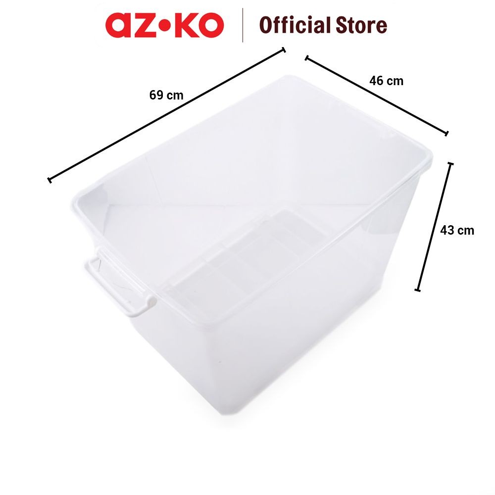 Jual AZKO Stora Kotak Penyimpanan Dengan Tutup & Roda Container Box ...