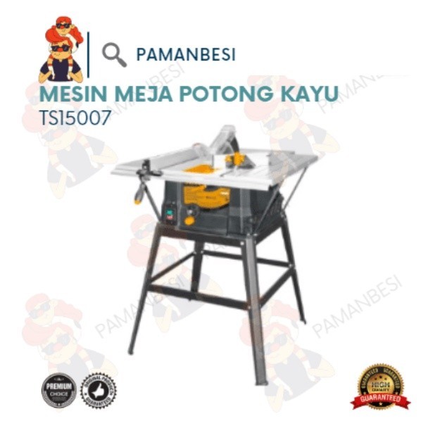 Jual Tablesaw Mesin Gergaji Table Saw Meja Potong Kayu Ingco