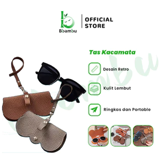 Bbambu Kotak Tempat Penyimpanan Kacamata Portable Plug-in Style Buckle Sunglasses Bag Bisa Gantung