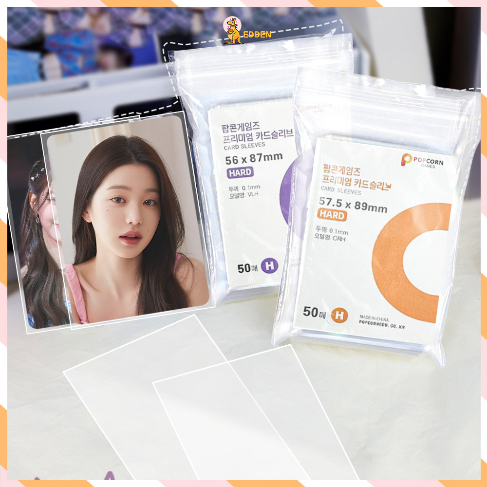Jual Edden Inner Sleeve Photocard isi 50 pcs Korea Popcorn HARD
