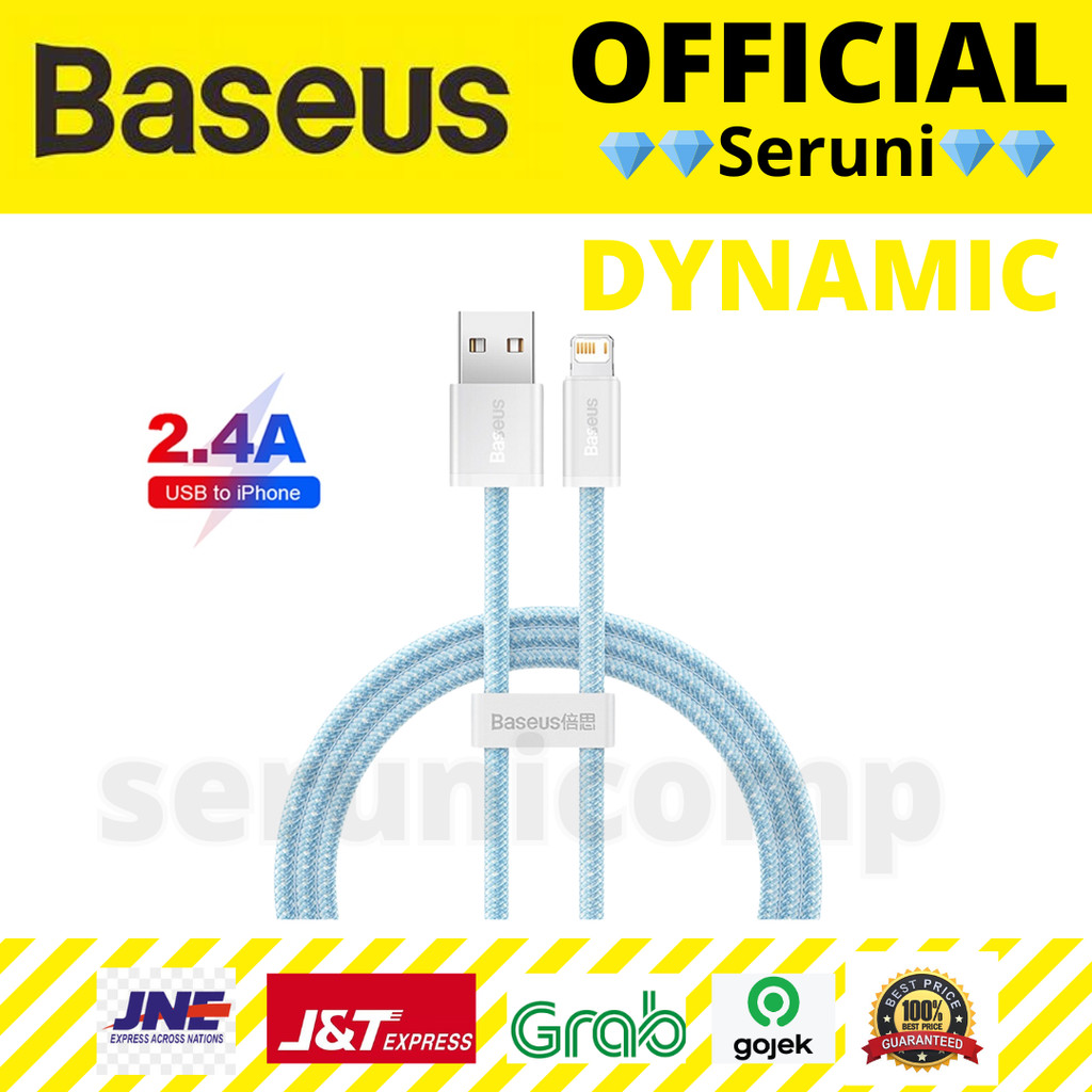 Jual BASEUS DYNAMIC Kabel Data Series USB to Lightning 2.4A Fast ...