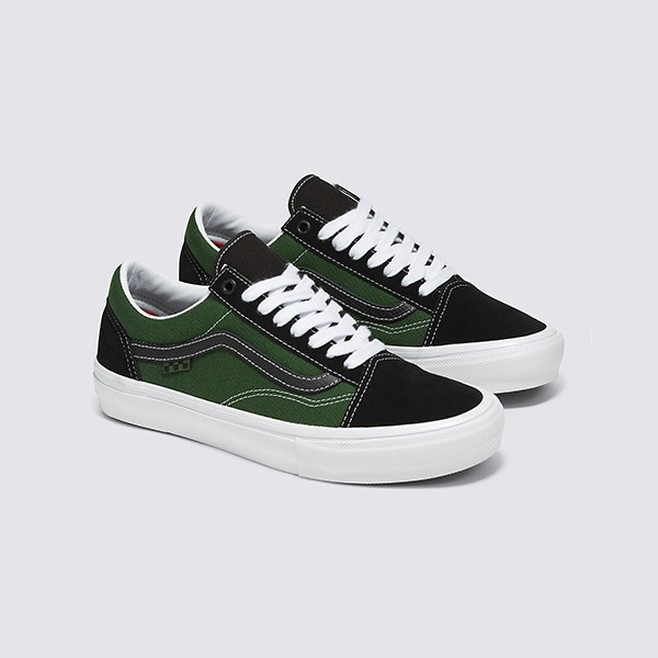 Jual Vans Skate Old Skool Safari Black Green Shopee Indonesia