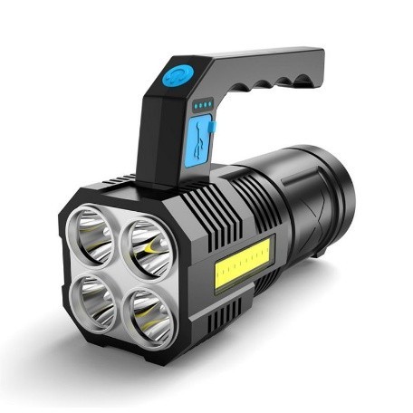 Jual SENTER LED CAS SUPER TERANG JARAK JAUH + COB 4 MODE 822 EMERGENCY ...