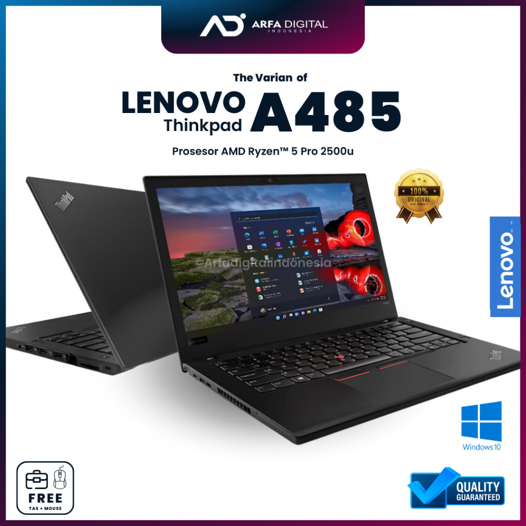 Jual Laptop Gaming Lenovo Thinkpad A Amd Ryzen Pro Inch Fhd Ips Win Bergaransi