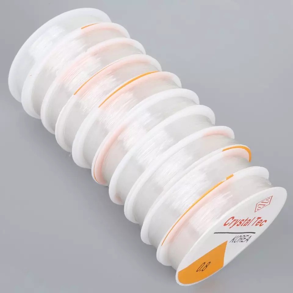 Jual K512 Tali Senar Elastis 0.6mm Super Kuat Bahan Craft Kerajinan ...