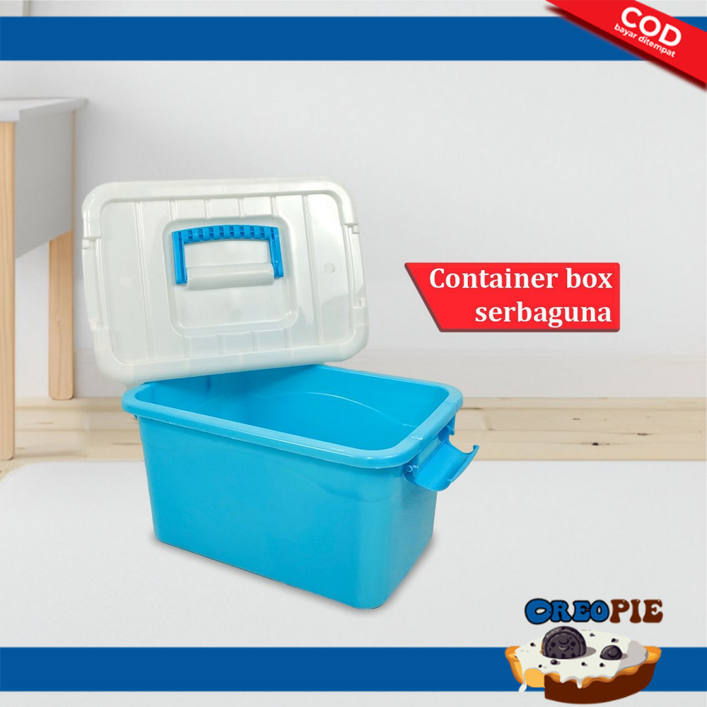 Jual Oreo Pie Container Box Plastik Kotak Kontainer Mainan Balok Wadah ...