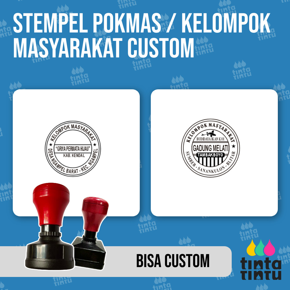 Jual Stempel Pokmas / Kelompok Masyarakat Custom | Shopee Indonesia