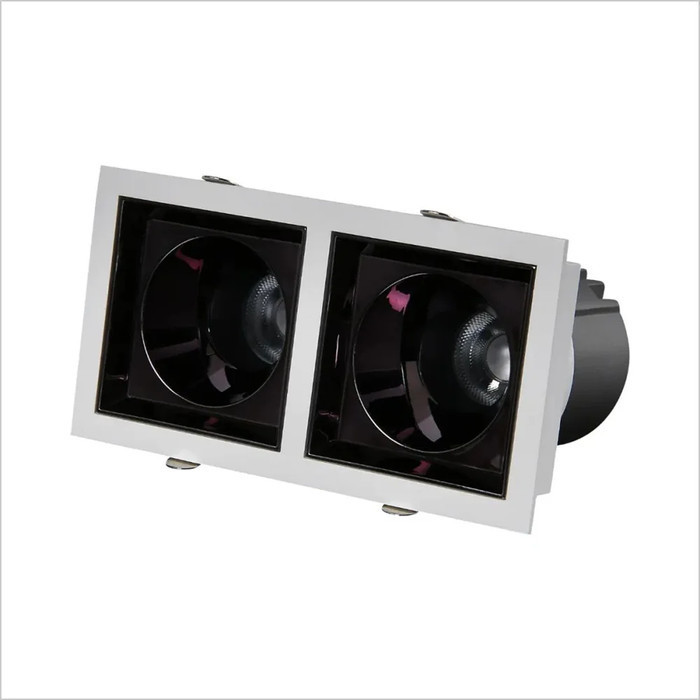 Jual AMC S02 COB LED Double Head Spotlight CRI Ra 98 Lampu Sorot Inbow ...