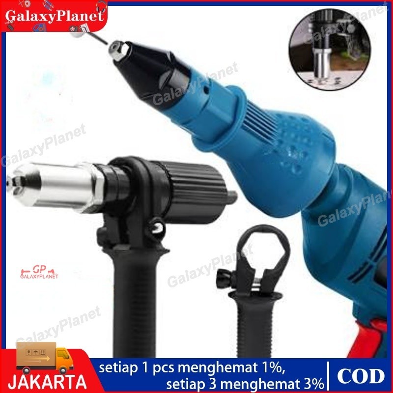 Jual Alat Rivet Tang Rivet Ripet Sambung Konverter Bor Rivet Gun ...
