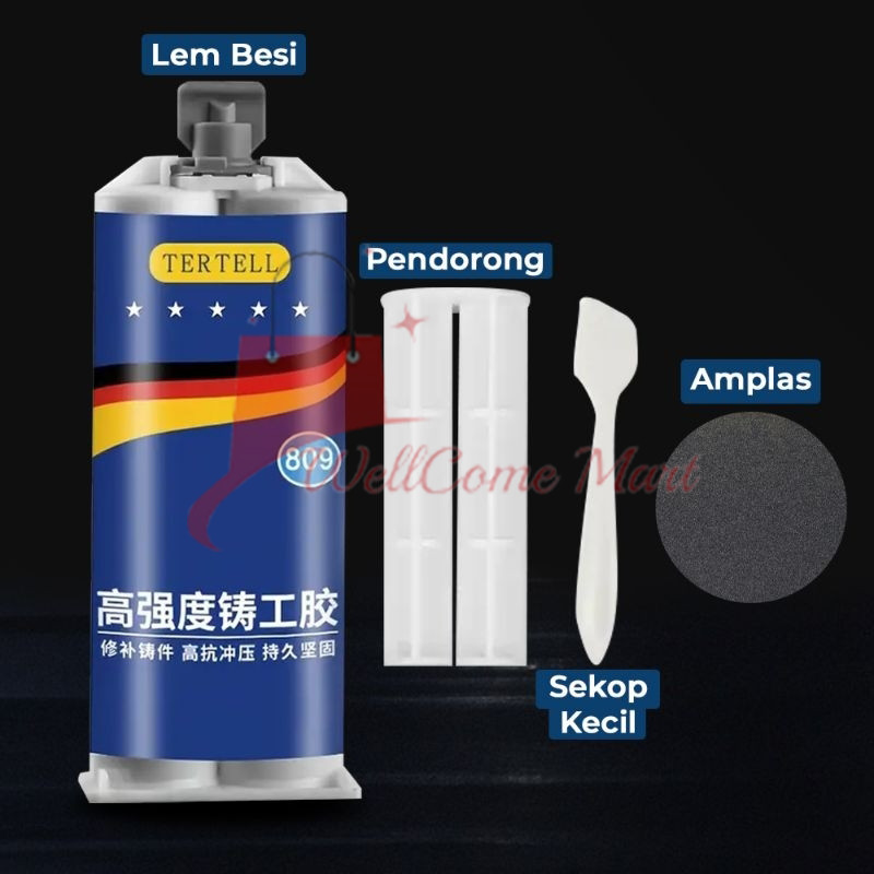 Jual Lem AB Epoxy Lem Las Besi Tahan Panas / Lem Perekat Super Untuk ...