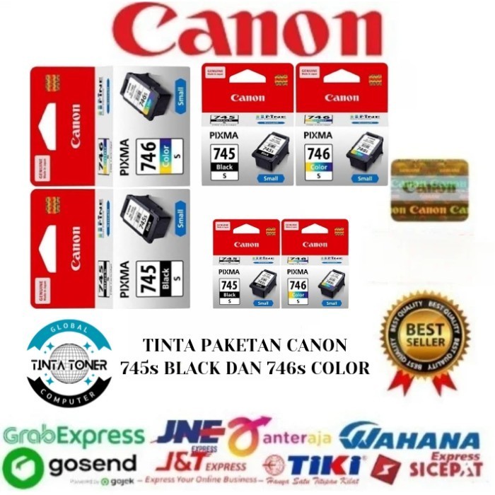 Jual TINTA PAKETAN CANON 745S BLACK DAN 746S COLOR ORIGINAL | Shopee ...
