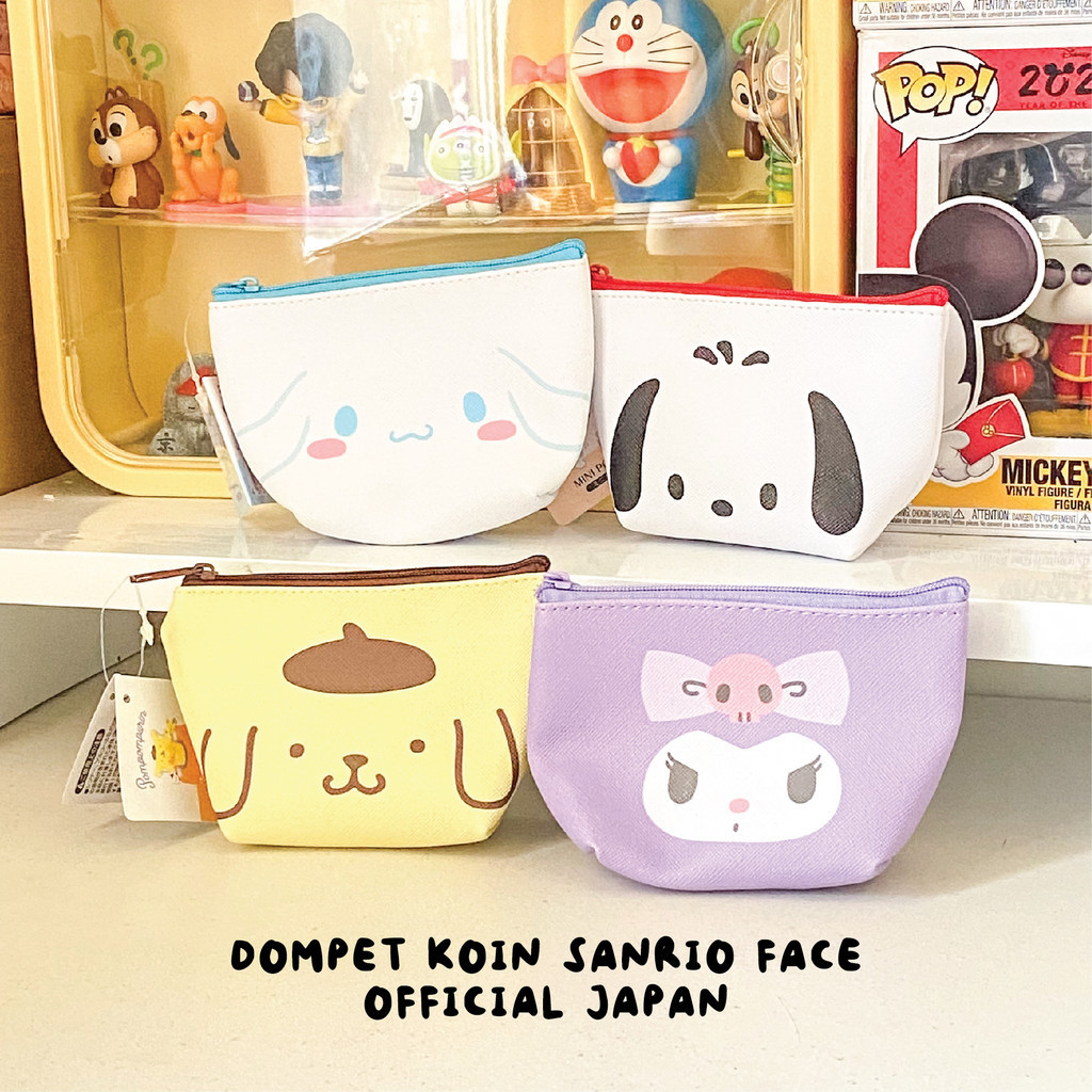 Jual OFFICIAL DOMPET KOIN SANRIO WAJAH JAPAN JEPANG DAISO HELLO KITTY