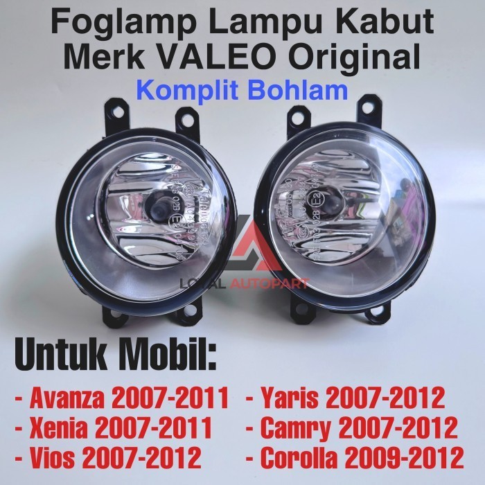 Jual Foglamp Fog Lamp Avanza Xenia Vvti Vios Yaris Camry Corolla Kiri Lh Shopee