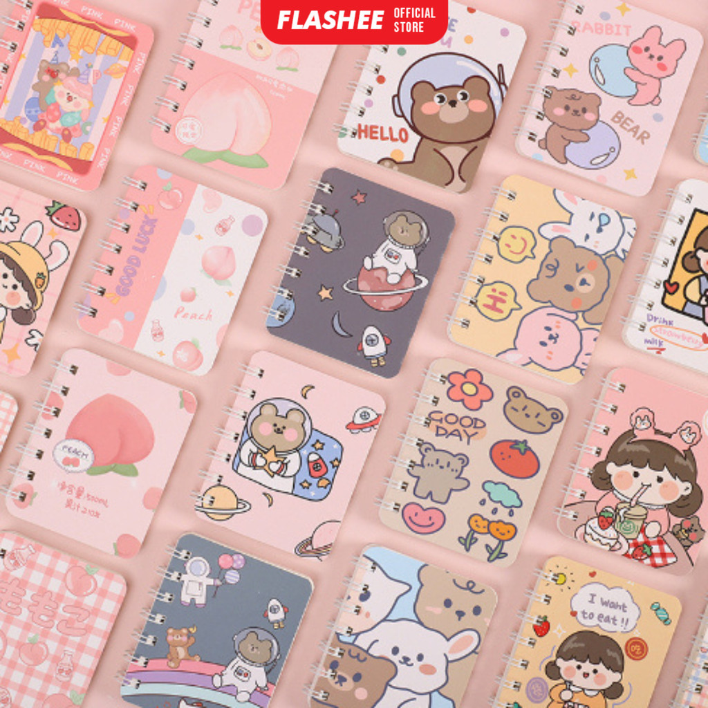 Jual Flashee Notebook Kecil A7 Buku Catatan Mini Notes Ring Motif Alat ...
