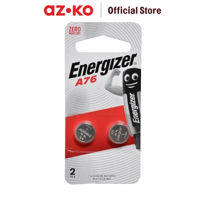 Jual AZKO Energizer Set Baterai Alkaline Lr44 2 Pcs | Shopee Indonesia