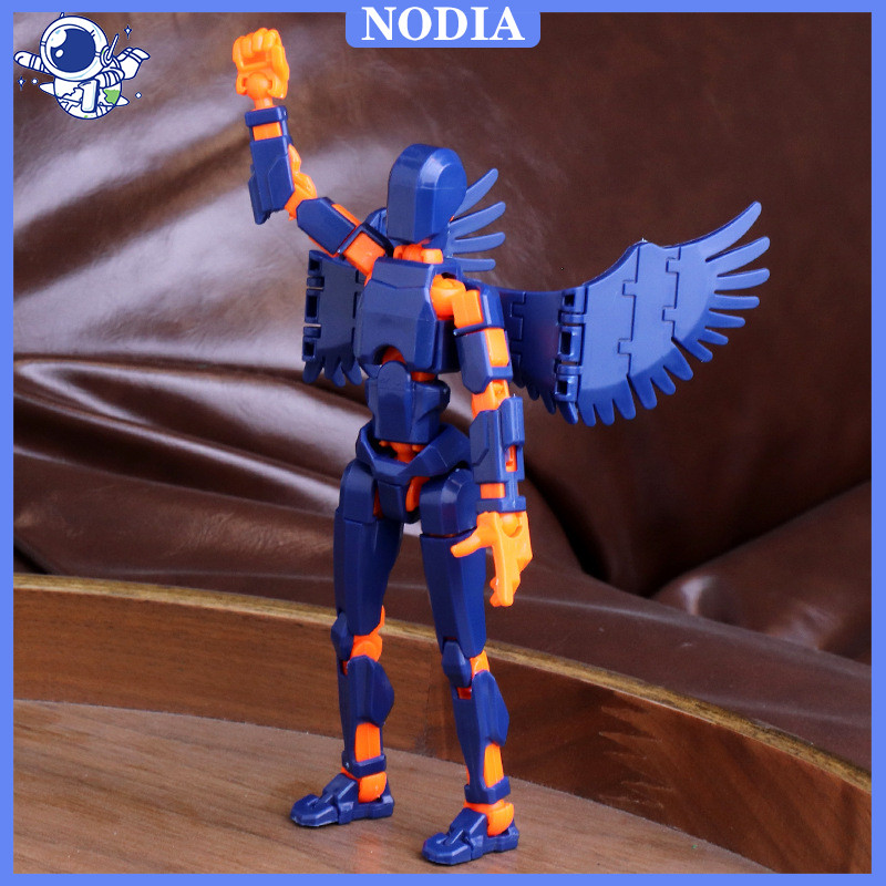 Lot De 13 Figurines D’Action Lucky Robot – Articulations Mobiles, 3 Mains, 4 Torsions – ABS, Dès 6 Ans