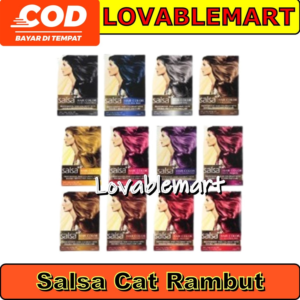Jual Lovablemart SALSA Hair Color - Cat Semir Rambut Permanen | Shopee ...