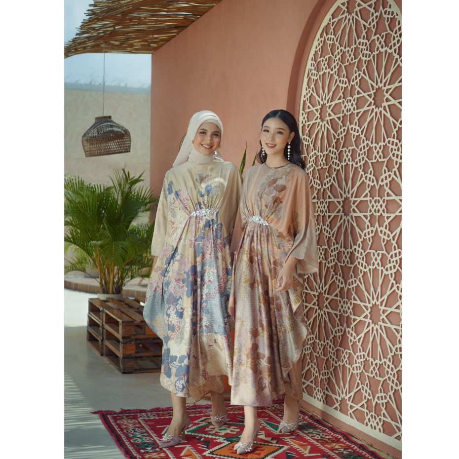 Jual Miss Nomi Humaira Kaftan Motif Premium Baju Lebaran 2025 Gamis ...