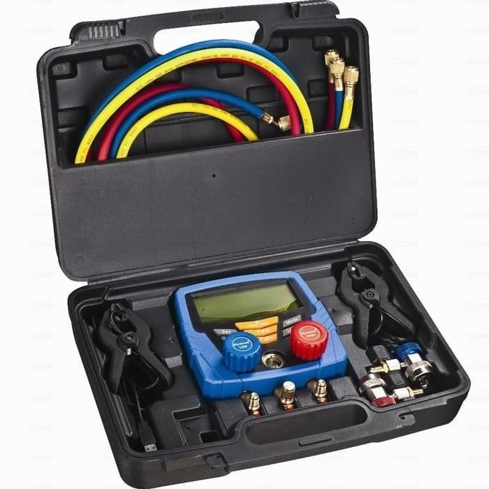 Jual HS350A Digital Refrigerant Pressure Gauge Manometer AC manifold