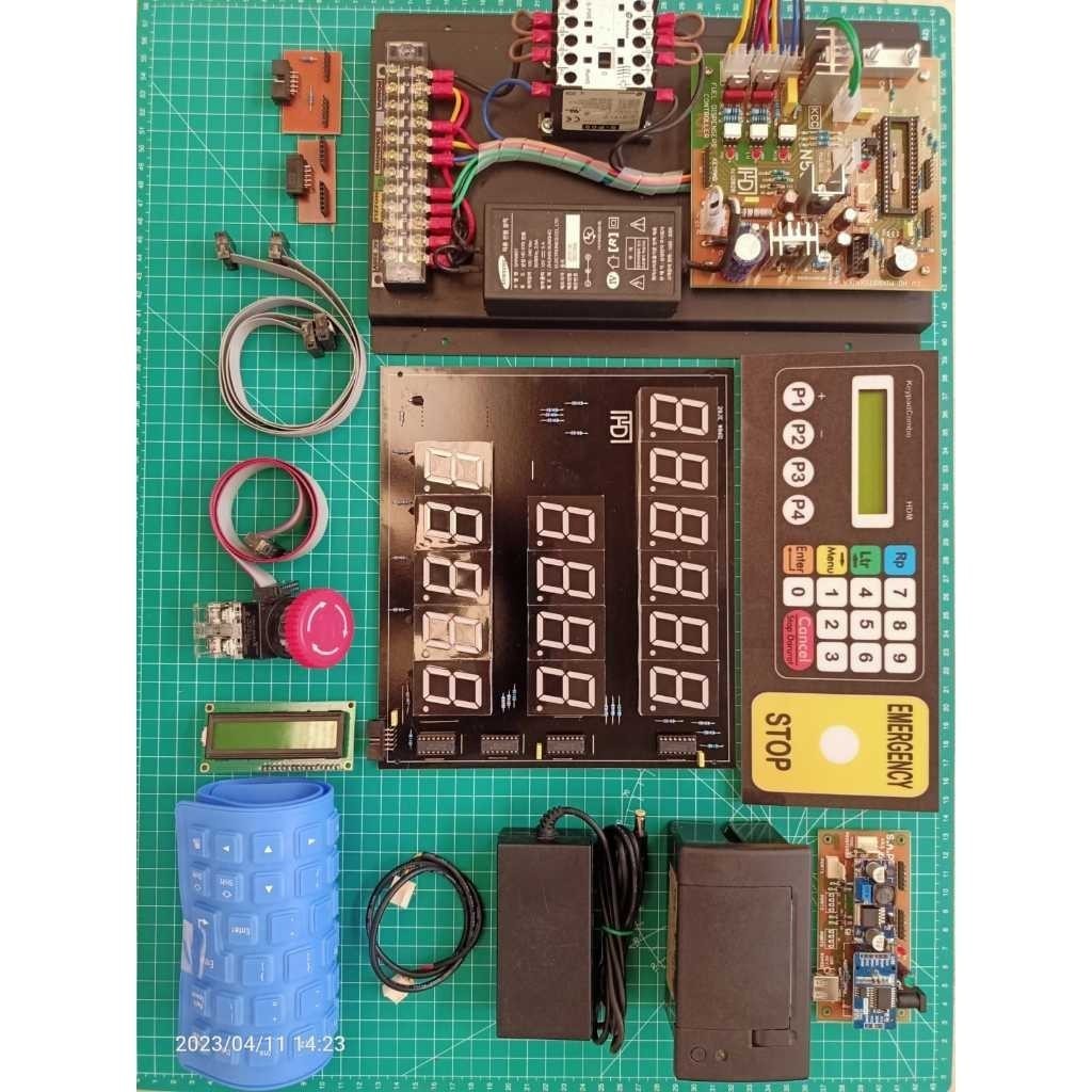 Jual SET CPU POM MINI AC HDM N50 Display 7 Segmen Lengkap + Plat Relay ...