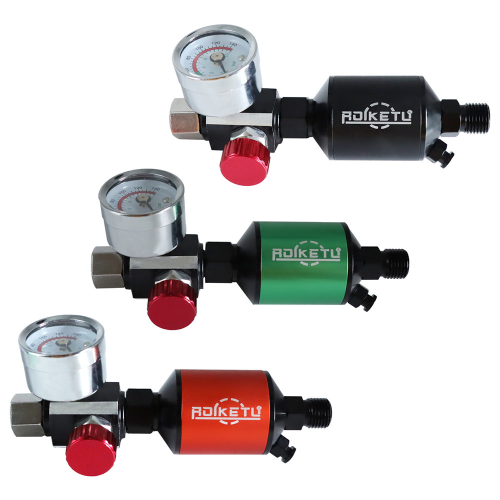 Jual Air Regulator with Air Filter Spray Gun Air Regulator Gauge Air Spray InLine Water Trap