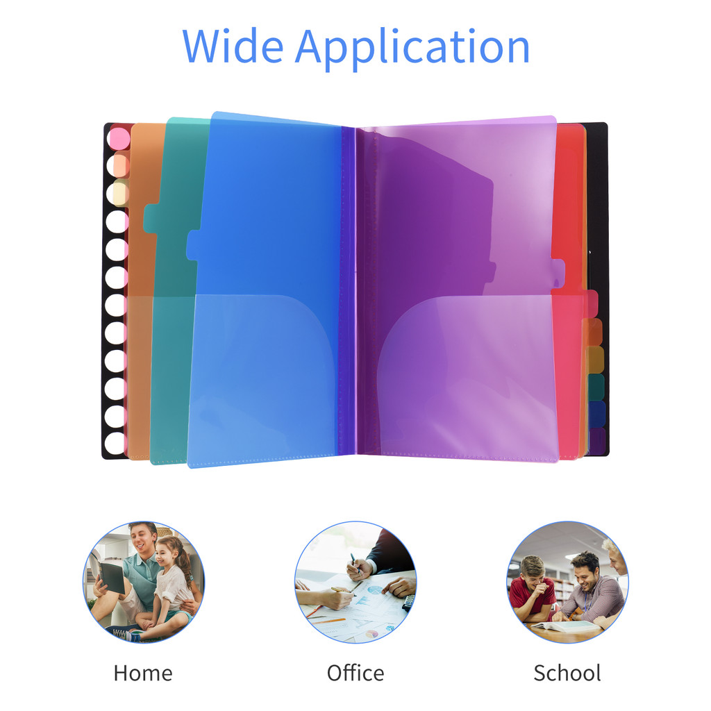 Jual Expanding File A4 Folder Files Organizer with Elastic String 24 ...