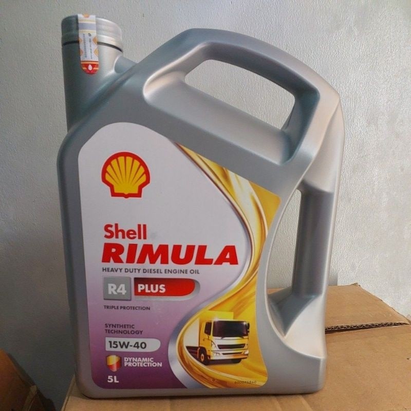 Jual Oli Shell RIMULA R4 Plus SAE 15W40 ORIGINAL BARCODE JAMINAN ...