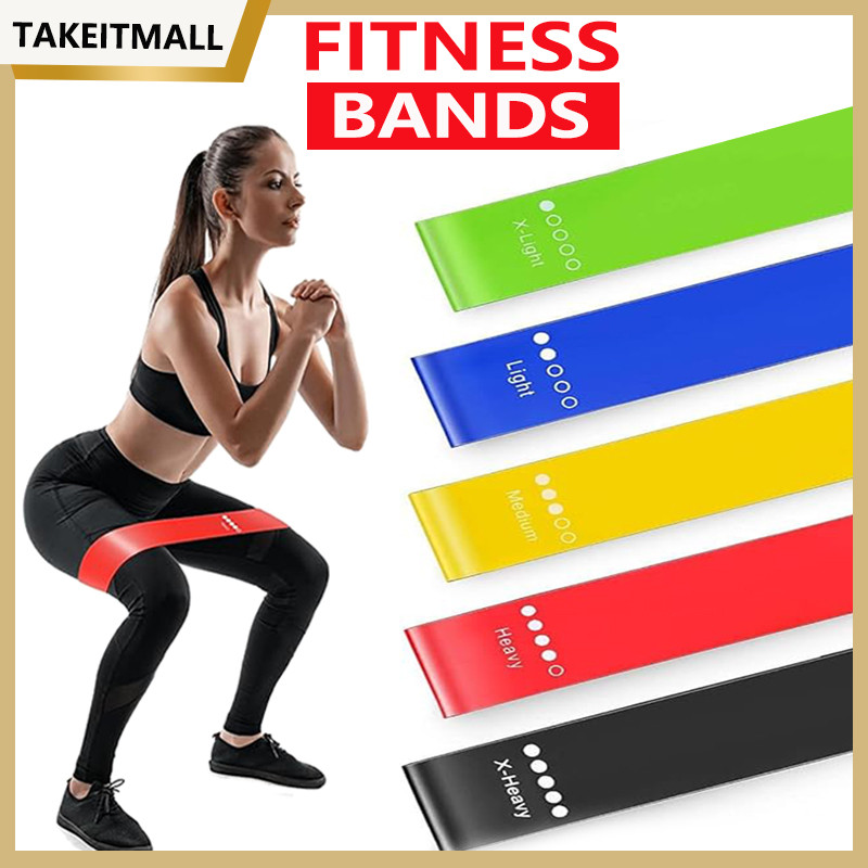 Resistance Band Loop Karet Elastis Karet Kebugaran Yoga Olahraga Gym Fitness Yoga