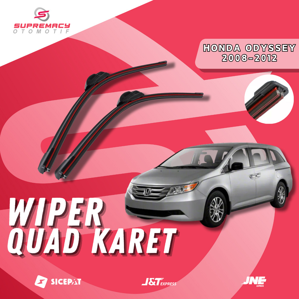 Honda Odyssey 2012 Wiper Sizenull