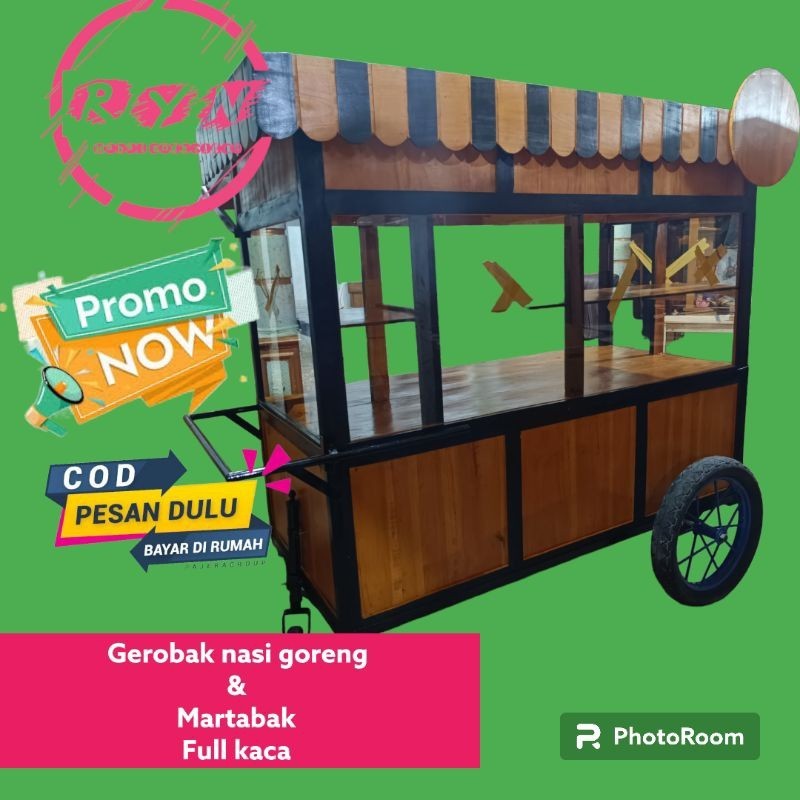 Jual gerobak nasi goreng dan martabak free ongkir | Shopee Indonesia