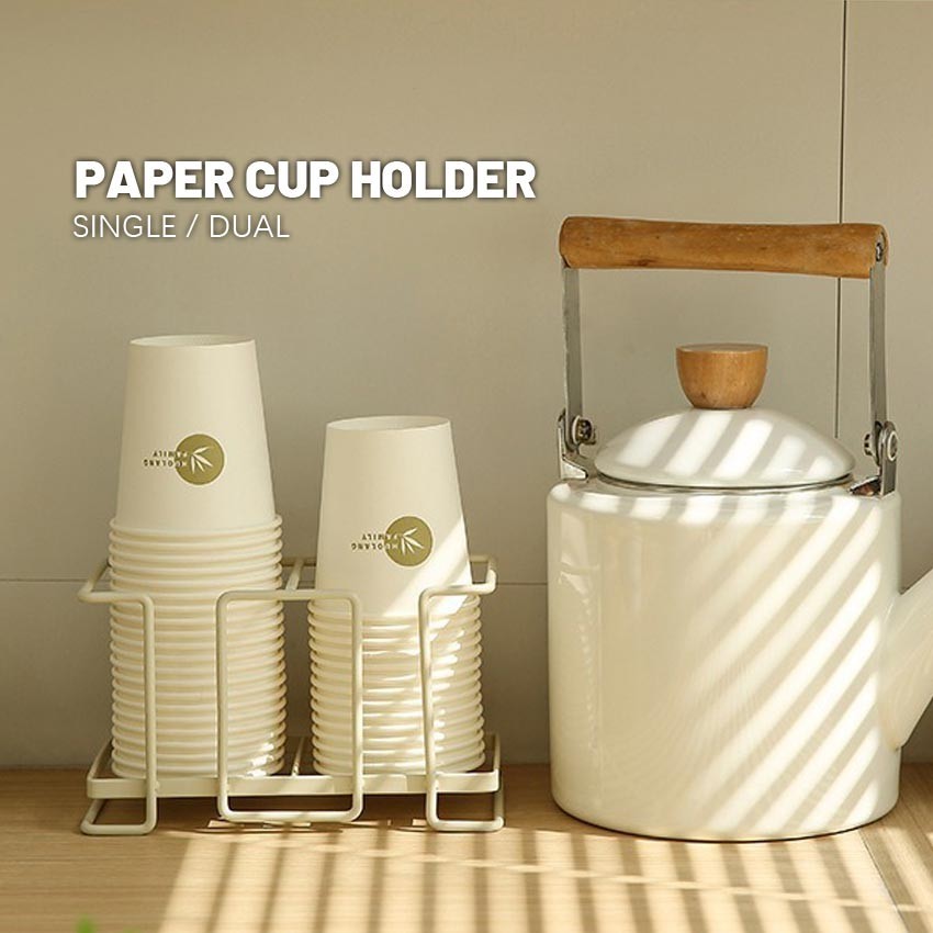 Jual 1/2 Solt Dispenser Paper Cup Holder Bahan Besi / Organizer Paper ...