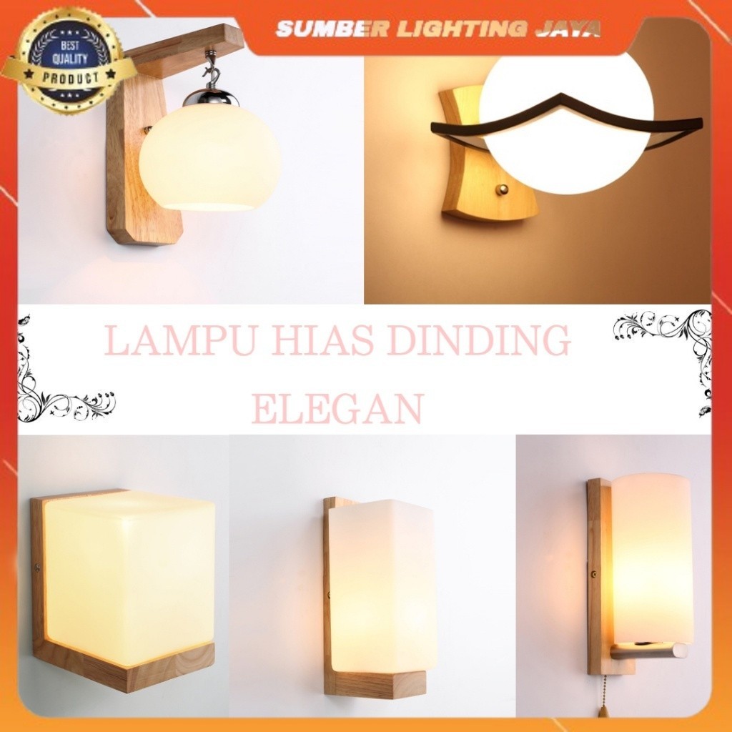 Jual Cod Ready Stok Lampu Hias Dinding Elegan Lampu Dinding Mewah