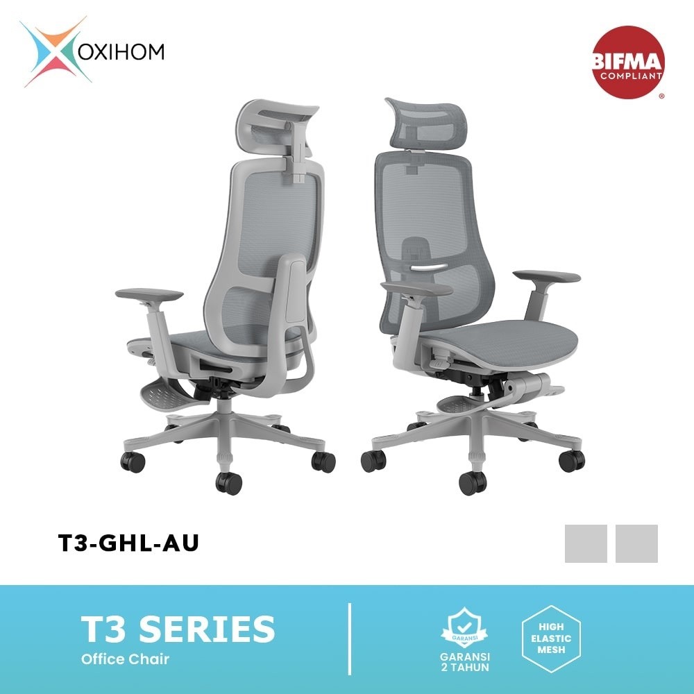 Jual Oxihom FT3 Full Mesh Foot Rest Kursi Kantor Gaming Belajar ...