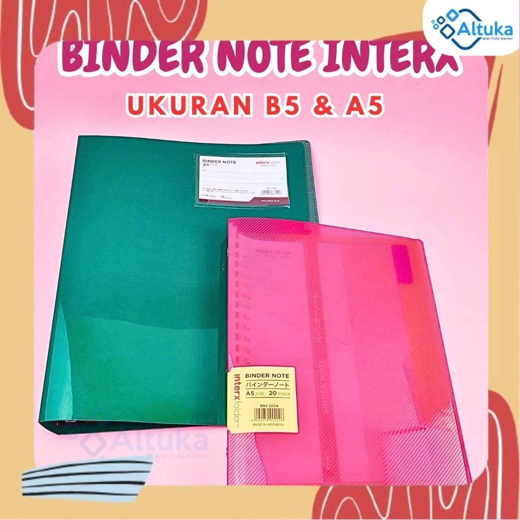 Jual Map Binder Note A5 B5 Interxfolder | Shopee Indonesia