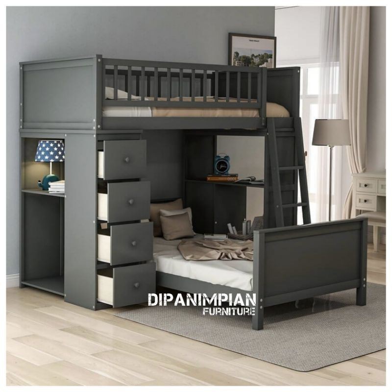 Jual Ranjang tingkat - Dipan tingkat - tempat tidur tingkat minimalis ...
