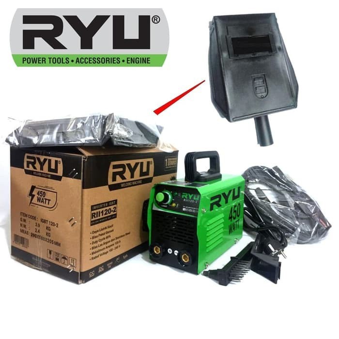 Jual Mesin Las Ryu Rii 120 2450 Watt Mesin Travo Las Listrik Inverter Shopee Indonesia 9233